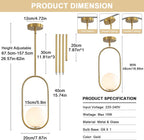 Pendant Light Fitting E27 Kitchen Island Lights ø40CM (2 Pack)