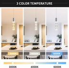 Pendant Light Fixtures Lights Kitchen Island Bubble Crystal (2Pack)