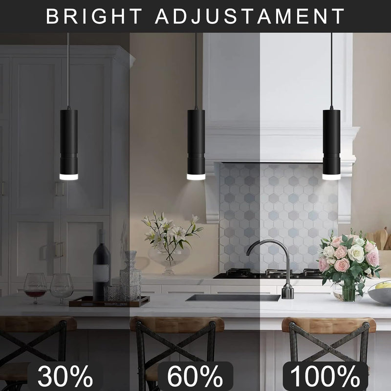 Pendant Light Fixtures Lights Kitchen Island Bubble Crystal (2Pack)