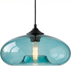 Pendant Light with 28CM Glass Lampshade Industrial Vintage