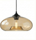 Pendant Light with 28CM Glass Lampshade Industrial Vintage