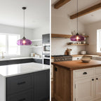 Pendant Light with 28CM Glass Lampshade Industrial Vintage
