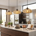 Pendant Light with 28CM Glass Lampshade Industrial Vintage