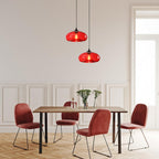 Pendant Light with 28CM Glass Lampshade Industrial Vintage