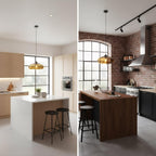 Pendant Light with 28CM Glass Lampshade Industrial Vintage