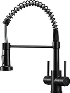 Peppermint Commercial Kitchen Tap with Pull Out Spray