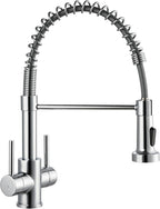Peppermint Commercial Kitchen Tap with Pull Out Spray