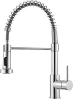 Peppermint Commercial Kitchen Tap with Pull Out Spray