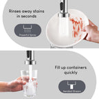 Peppermint Commercial Kitchen Tap with Pull Out Spray