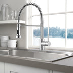 Peppermint Commercial Kitchen Tap with Pull Out Spray