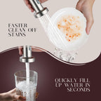 Peppermint Commercial Kitchen Tap with Pull Out Spray