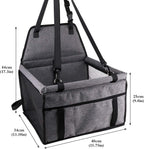 Pet Car Booster Seat Travel Carrier Cage Oxford