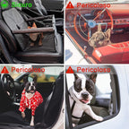 Pet Car Booster Seat Travel Carrier Cage Oxford