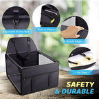 Pet Car Booster Seat Travel Carrier Cage Oxford