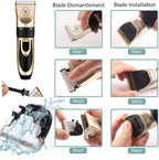 Pet Dog Grooming Clippers Rechargeable Low Noise Cordless