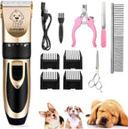 Pet Dog Grooming Clippers Rechargeable Low Noise Cordless