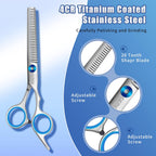 Pet Grooming Scissors Set 4 Pieces Stainless Steel