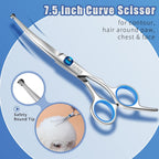 Pet Grooming Scissors Set 4 Pieces Stainless Steel