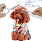 Pet Grooming Scissors Set 4 Pieces Stainless Steel