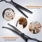 Pet Grooming Scissors Set 4 Pieces Stainless Steel