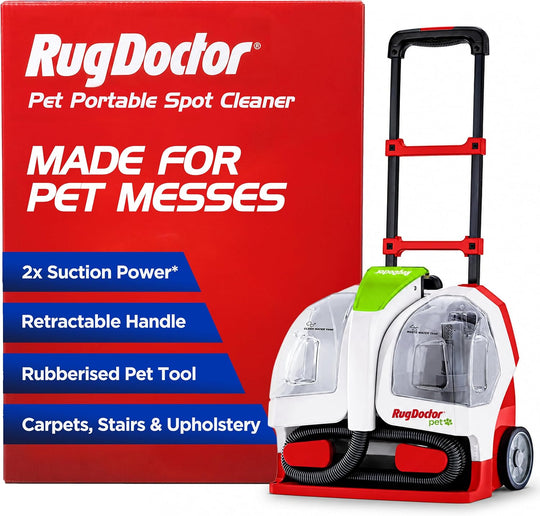 Pet Portable Spot Carpet Cleaner Rubberised Bristles