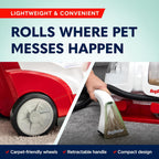 Pet Portable Spot Carpet Cleaner Rubberised Bristles