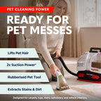 Pet Portable Spot Carpet Cleaner Rubberised Bristles