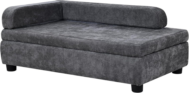 Pet Sofa with Hidden Storage for Puppy