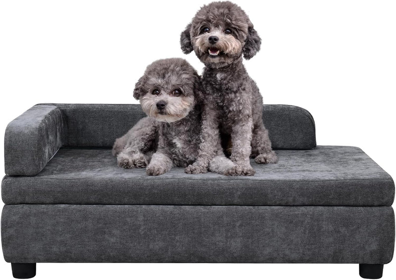 Pet Sofa with Hidden Storage for Puppy