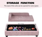 Pet Sofa with Hidden Storage for Puppy