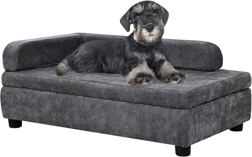Pet Sofa with Hidden Storage for Puppy