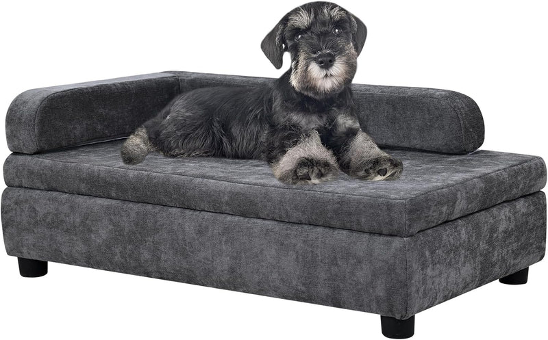 Pet Sofa with Hidden Storage for Puppy