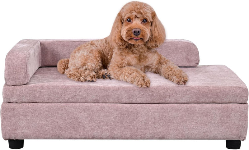 Pet Sofa with Hidden Storage for Puppy