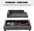 Pet Sofa with Hidden Storage for Puppy