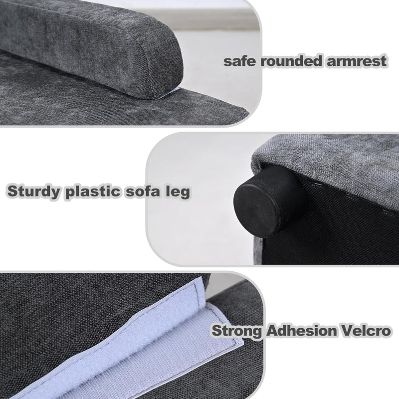 Pet Sofa with Hidden Storage for Puppy