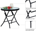 Phi Villa Folding Side Table Foldable Coffee
