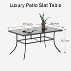 Phi Villa Garden Table for 6 Person 150