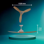 Ceiling Fan with LED Light 3 Blades 107