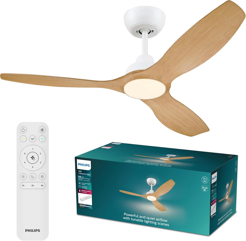 Ceiling Fan with LED Light 3 Blades 107
