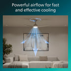 Ceiling Fan with LED Light 3 Blades 107