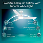 Ceiling Fan with LED Light 3 Blades 107
