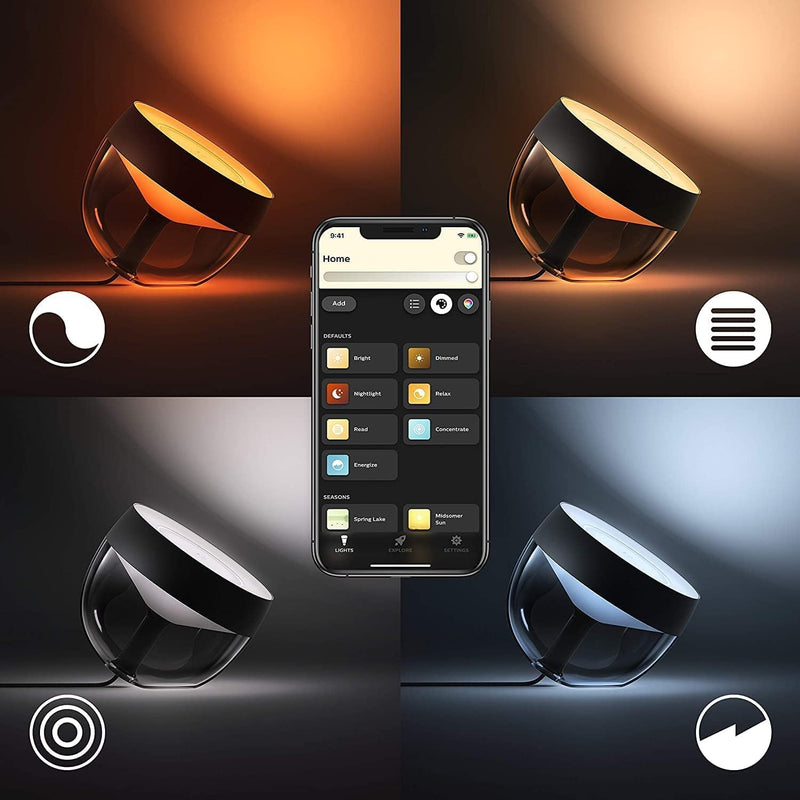 Philips Hue Iris and Colour Ambience Table Lamp