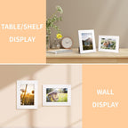 Photo Frame Wooden Vintage Picture Frames (Set of 7)
