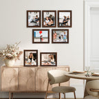 Photo Frame Wooden Vintage Picture Frames (Set of 7)