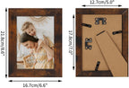 Photo Frame Wooden Vintage Picture Frames (Set of 7)