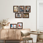 Photo Frame Wooden Vintage Picture Frames (Set of 7)