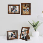 Photo Frame Wooden Vintage Picture Frames (Set of 7)