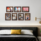 Photo Frame Wooden Vintage Picture Frames (Set of 7)