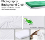 Photography Backdrop 10x12.7FT Thick Polyester Collapsible