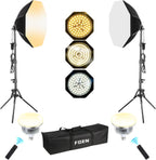 Photography Lighting Kit with 60W Dimmable -6500K LED